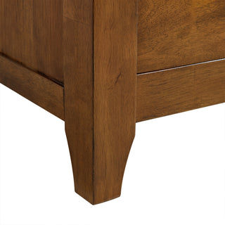 Gage - 3-Drawer Nightstand With USB And Power - Chestnut