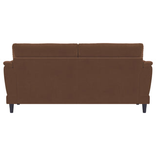 Dania - Sofa With Tufted Arms - Rust