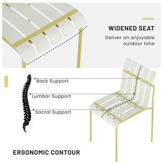 4 Piece Set Of Modern Color Block Designed Single Chairs