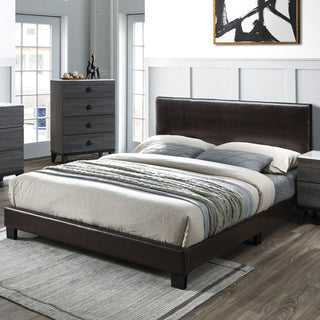 Upholstered Bed With Adjustable Headboard