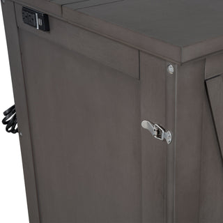 Murphy Bed Chest Cube Cabinet With Charging Station And Large Storage Drawer