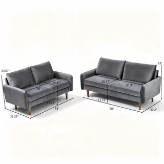 Kent - Sofa & Loveseat Set