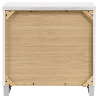 Dulcey - 2 Drawer Nightstand - Gloss White