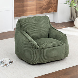 Comfy Bean Bag Chair With Filler, Fluffy And Cozy Seating