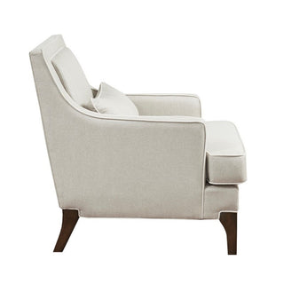 Refined - Arm Chair - Cream / Dark Brown