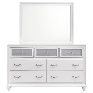 Randall - 7 Drawer Dresser With Mirror - White