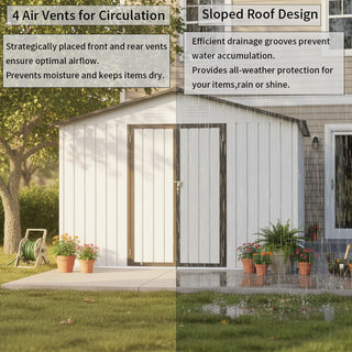 10' x 12' Garden Sheds Outdoor Storage Sheds