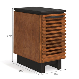 Chairside Table - Black / Bourbon