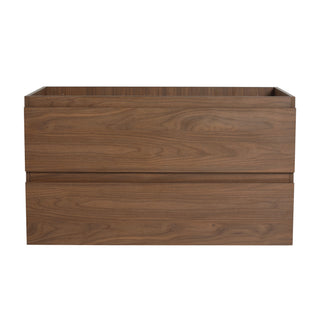 Wall Mounted Bathroom Vanity And Sink, 2 Soft Close Drawers