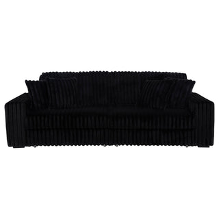 Clifford - Upholstered Dual Power Chaise Sofa - Black