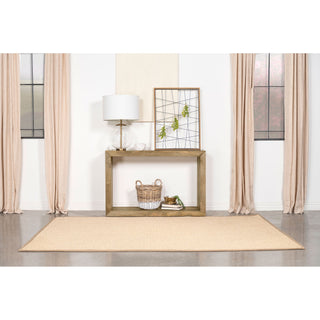 Mesa - Rectangular Console Table With Clean Open Frame Design - Natural