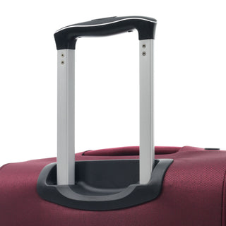 Softside Luggage Expandable 3 Piece Set Upright Spinner Lightweight Suitcase