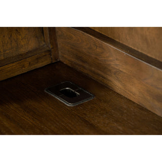 Stigham - 5 Drawer Credenza With Hutch - Oak
