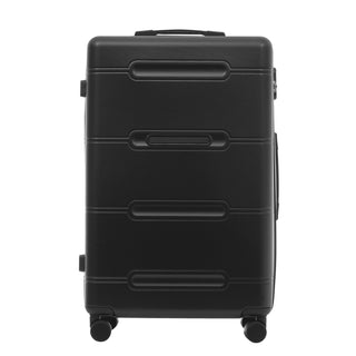 6 Piece Lightweight Hardshell Luggage Set With Double Spinner Wheels, Password Lock