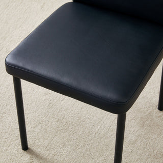 Ergonomic Simple Chair With Metal Leg