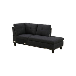 L - Shaped Sectional Sofa With Movable Left Chaise