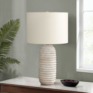 Lighting, Table Lamp, Resin, Transitional - Cream