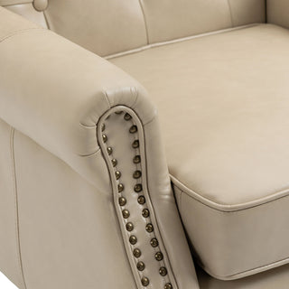 Modern Accent Armchair With Sturdy Wood Legs