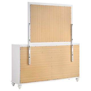 Randall - 7 Drawer Dresser With Mirror - White
