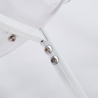 Transparent Dining Chair (Set of 4) - Matte White