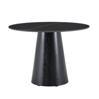 Round Dining Table - Black
