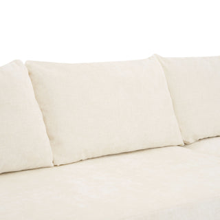 Modular Cloud Sectional Sofa Set, U-Shaped Upholstered Couch With Deep Seat