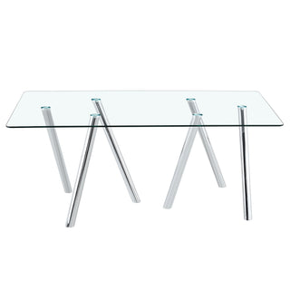 Dining Table With Transparent Surface