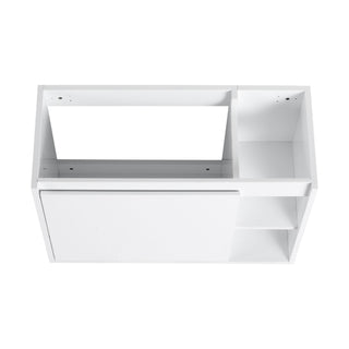 Wall Mounted Bathroom Vanity With Sink & Soft Close Door