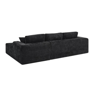 L - Shaped Sectional Sofa With Cup Holders & Side Pockets