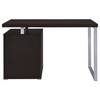 3 Drawer Reversible Office Desk - Cappuccino