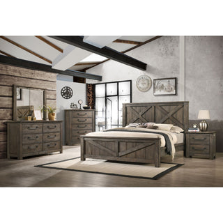 Maverick - Nightstand With USB - Gray