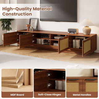 TV Stand, Media Console - Walnut