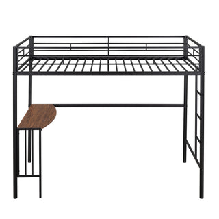 Bunk Bed With Desk, Ladder And Quality Slats For Bedroom