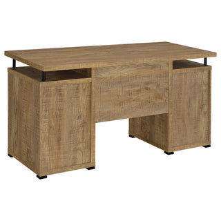 Swan - 2 Drawer Computer Desk - Mango Color