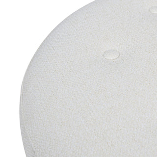 Yolanda - Round Upholstered Accent Ottoman