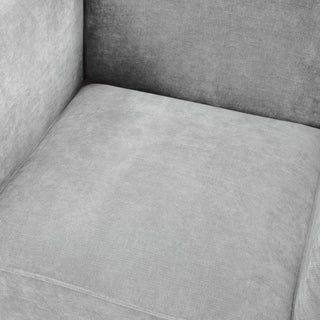 Barrel Accent Chair With Enclosed Arms