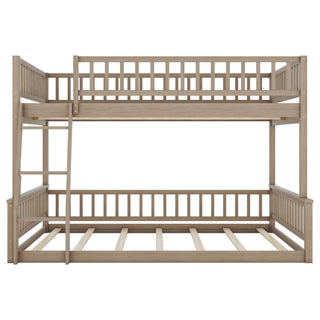 Bunk Bed With Ladder And Guardrails