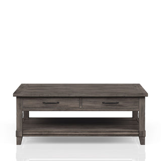 Lift Top Cocktail Table With Casters - Gray