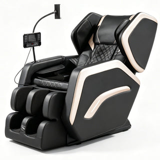Zero Gravity Massage Chair Recliner & 10 Massage Heads And Full Body Air Pressure - Black