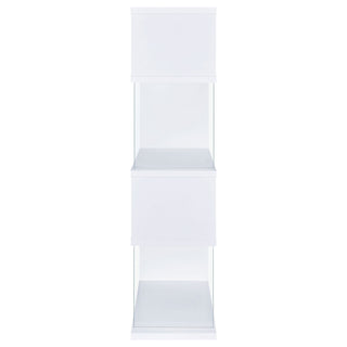 Elias - 4 Shelf Bookshelf With Zigzag Design