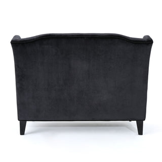 Nurturing - Upholstered Loveseat With Wing Back And Diamond Tufting