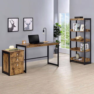 Writing Desk Design, Compact Size For Small Spaces - Brown