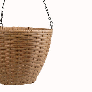 Hanging Planters, Indoor Outdoor Plant Holders (Set of 2) - Brown
