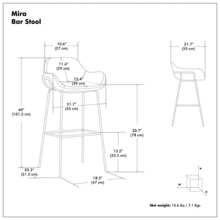 Mira - Bar Stool