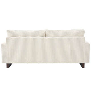 Modern Loveseat Sofa With 4 Pillows