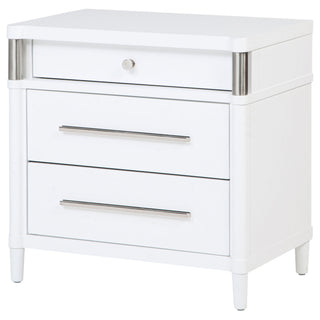 Robinson - 3 Drawer Nightstand - White