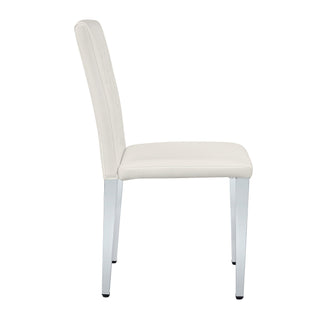 Dining Chairs With Ergonomic Buckle Backrest For Home