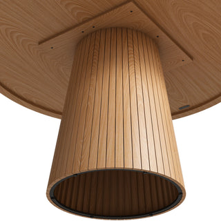 Round Dining Table With Strip Base