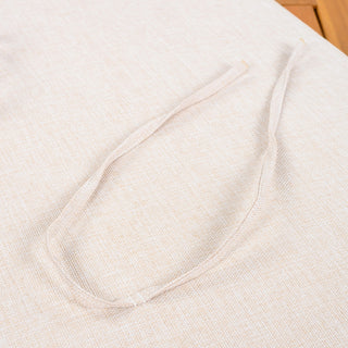 Outdoor Dining Chairs & Rope Handles (Set of 2) - Beige / Teak