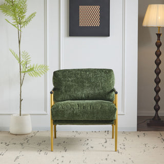 Modern Accent Chair With Cushions, Cozy Seating